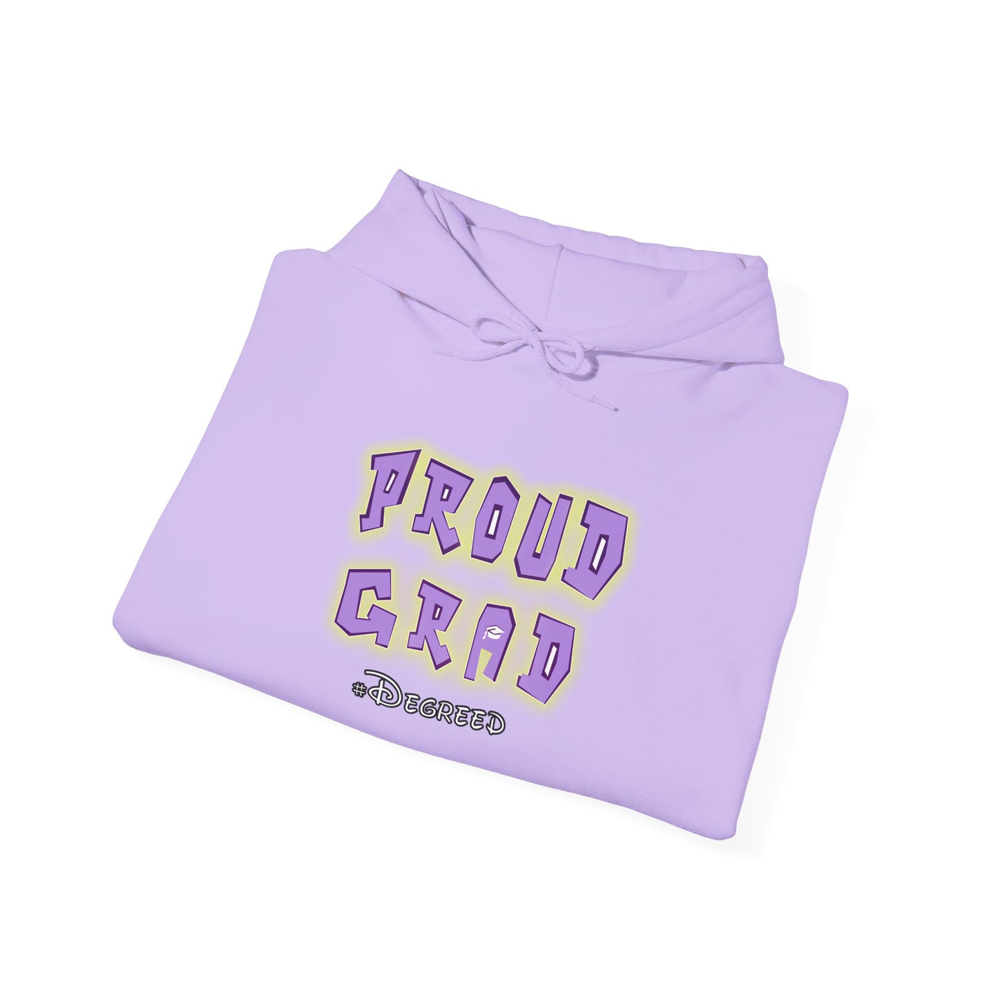 PROUD GRAD Hooded Sweatshirt - Celebrate Graduation in Style