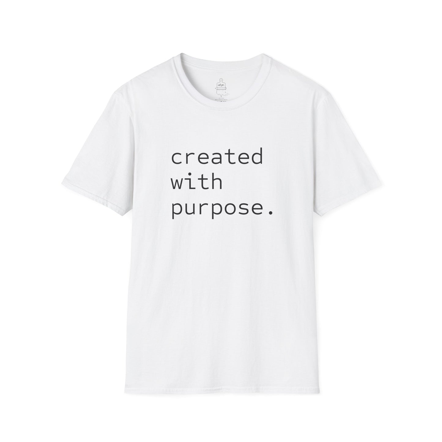 CREATED WITH PURPOSE Inspirational T-Shirt