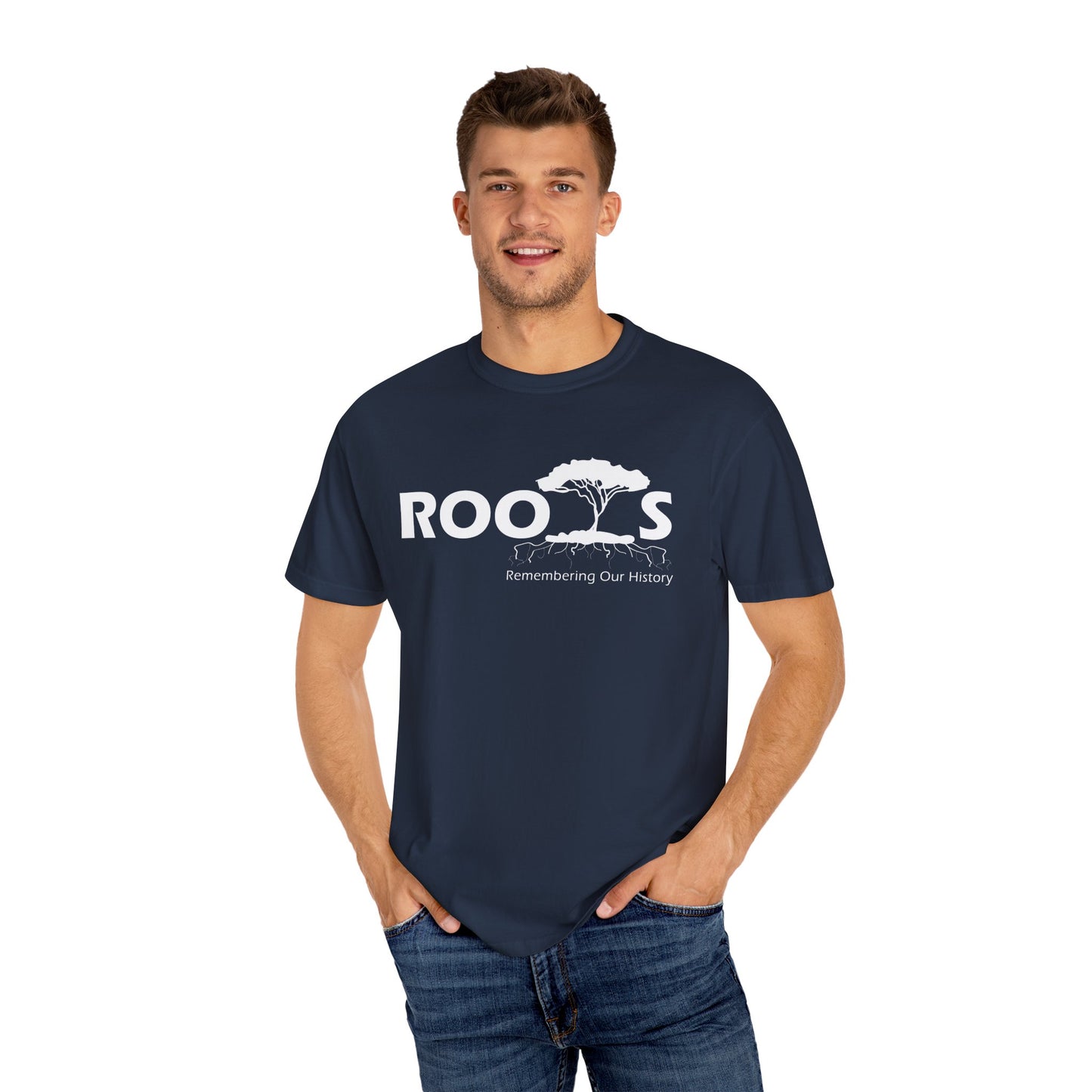 ROOTS Garment-Dyed T-Shirt | Comfortable Casual Wear | Ideal for Everyday Style and Gifting