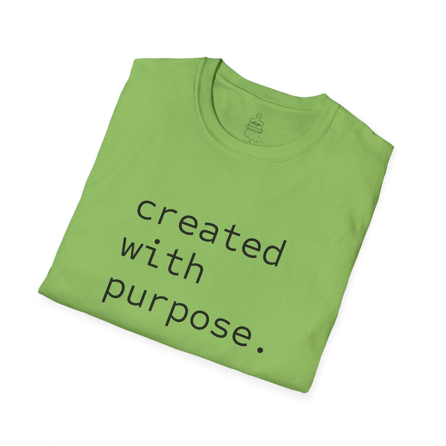 CREATED WITH PURPOSE Inspirational T-Shirt