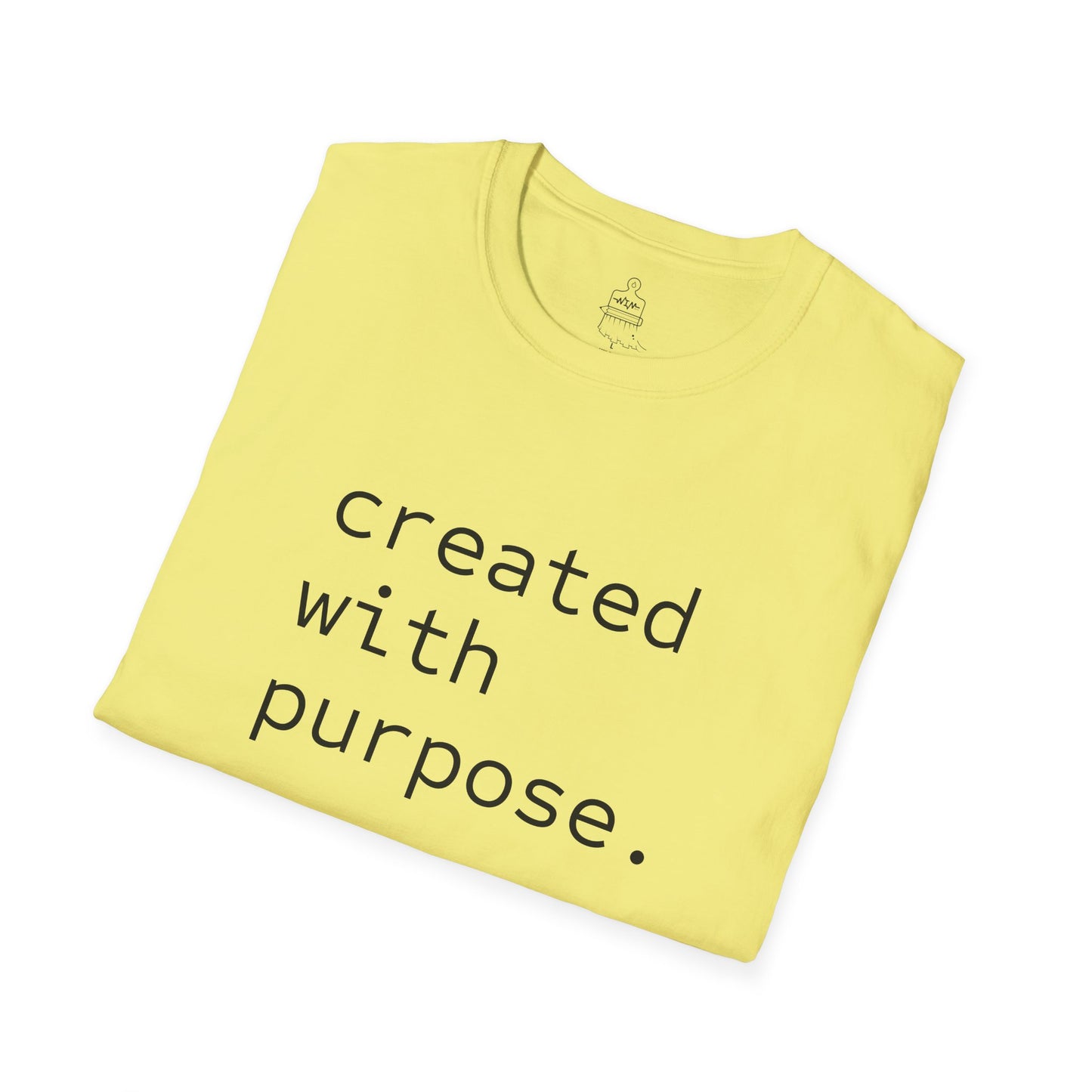 CREATED WITH PURPOSE Inspirational T-Shirt