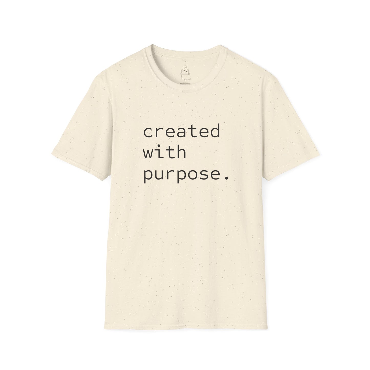 CREATED WITH PURPOSE Inspirational T-Shirt