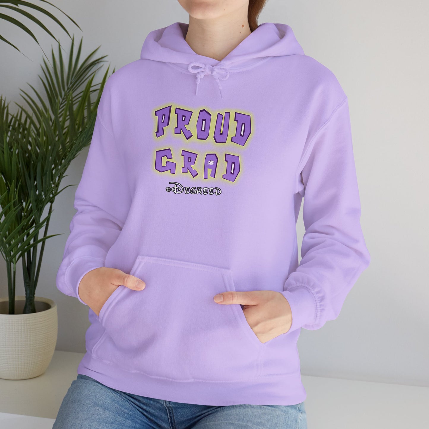 PROUD GRAD Hooded Sweatshirt - Celebrate Graduation in Style