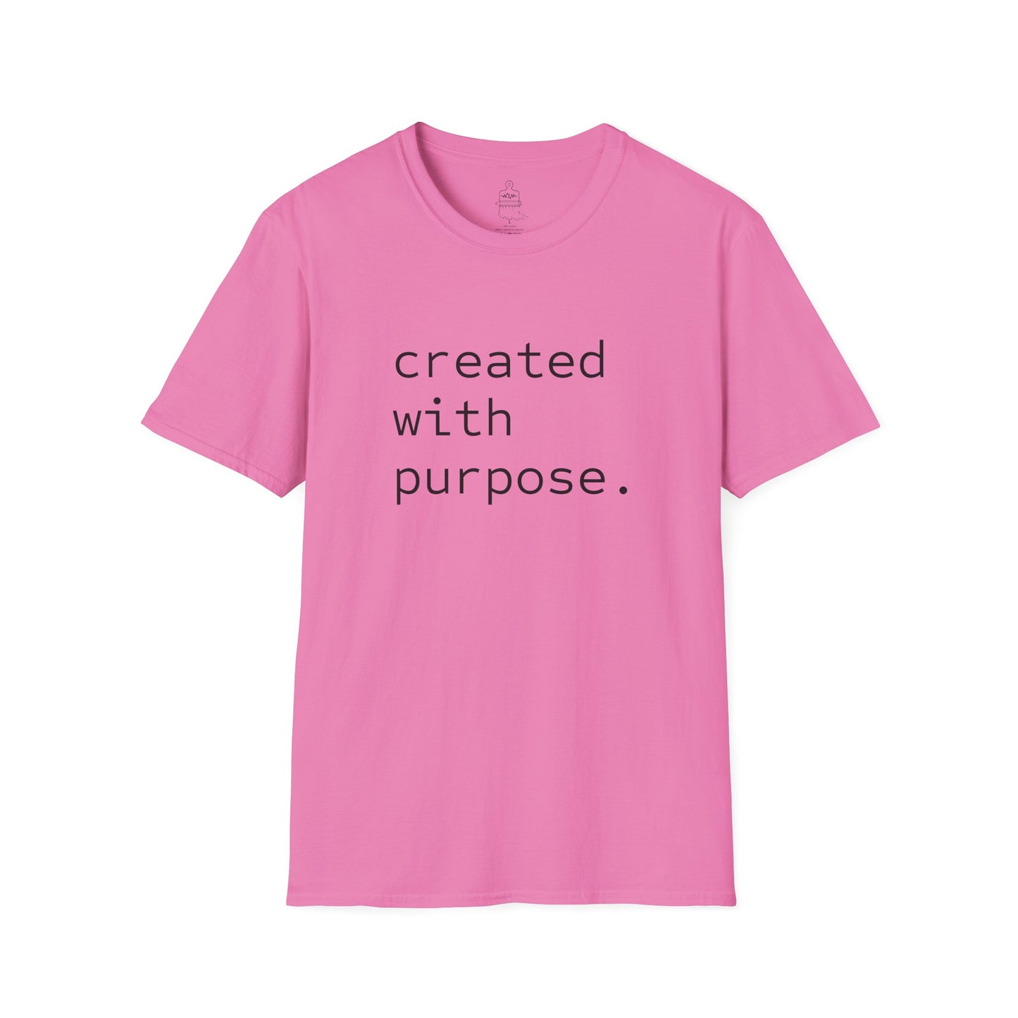 CREATED WITH PURPOSE Inspirational T-Shirt