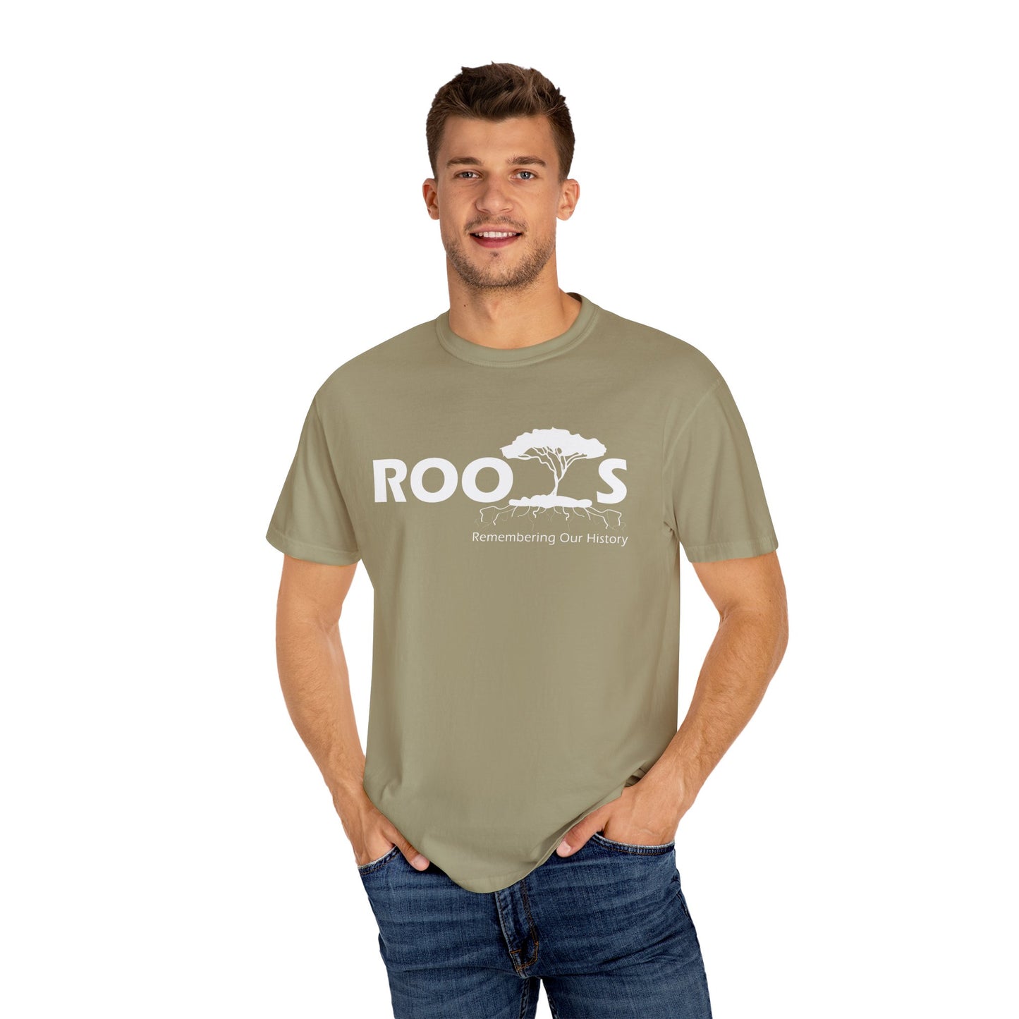 ROOTS Garment-Dyed T-Shirt | Comfortable Casual Wear | Ideal for Everyday Style and Gifting