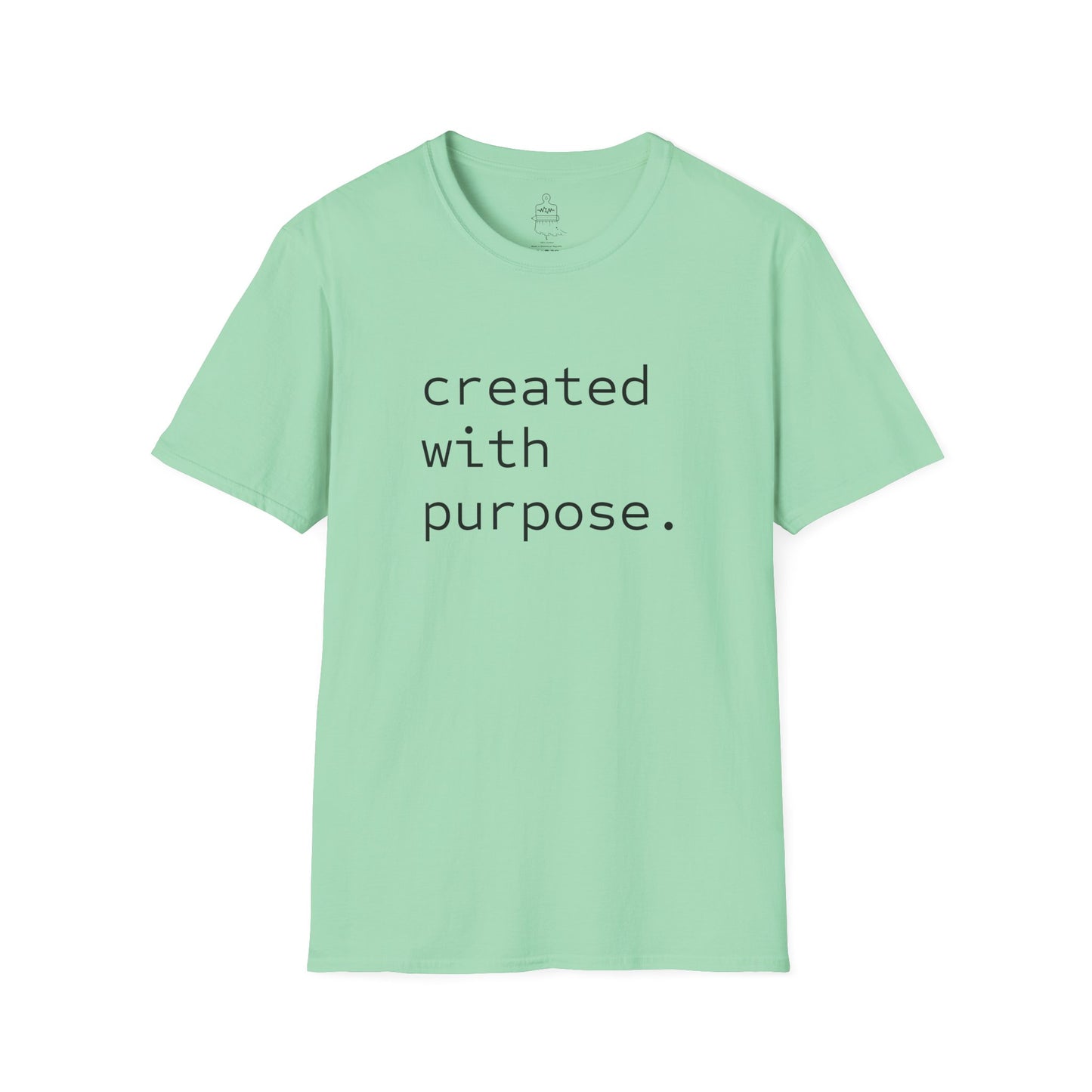 CREATED WITH PURPOSE Inspirational T-Shirt