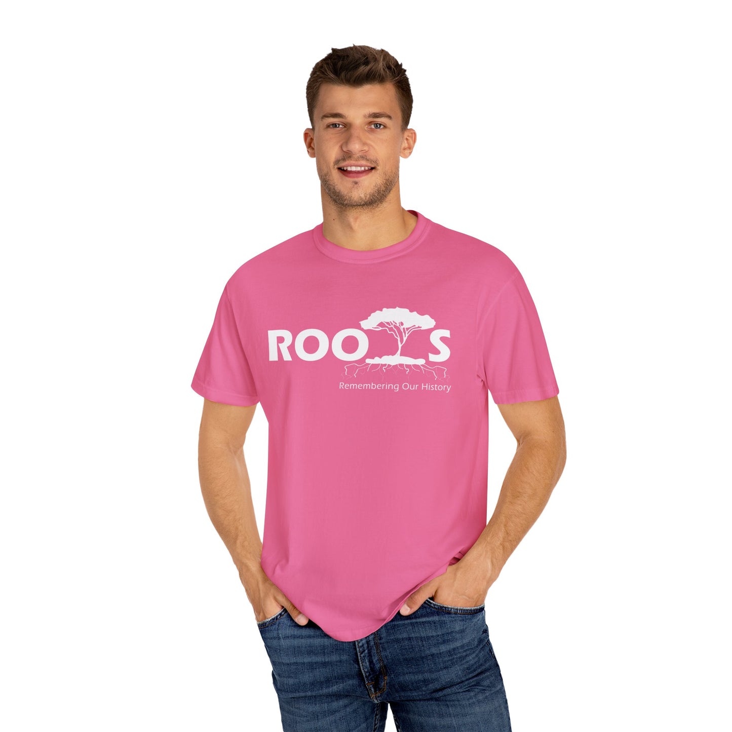 ROOTS Garment-Dyed T-Shirt | Comfortable Casual Wear | Ideal for Everyday Style and Gifting