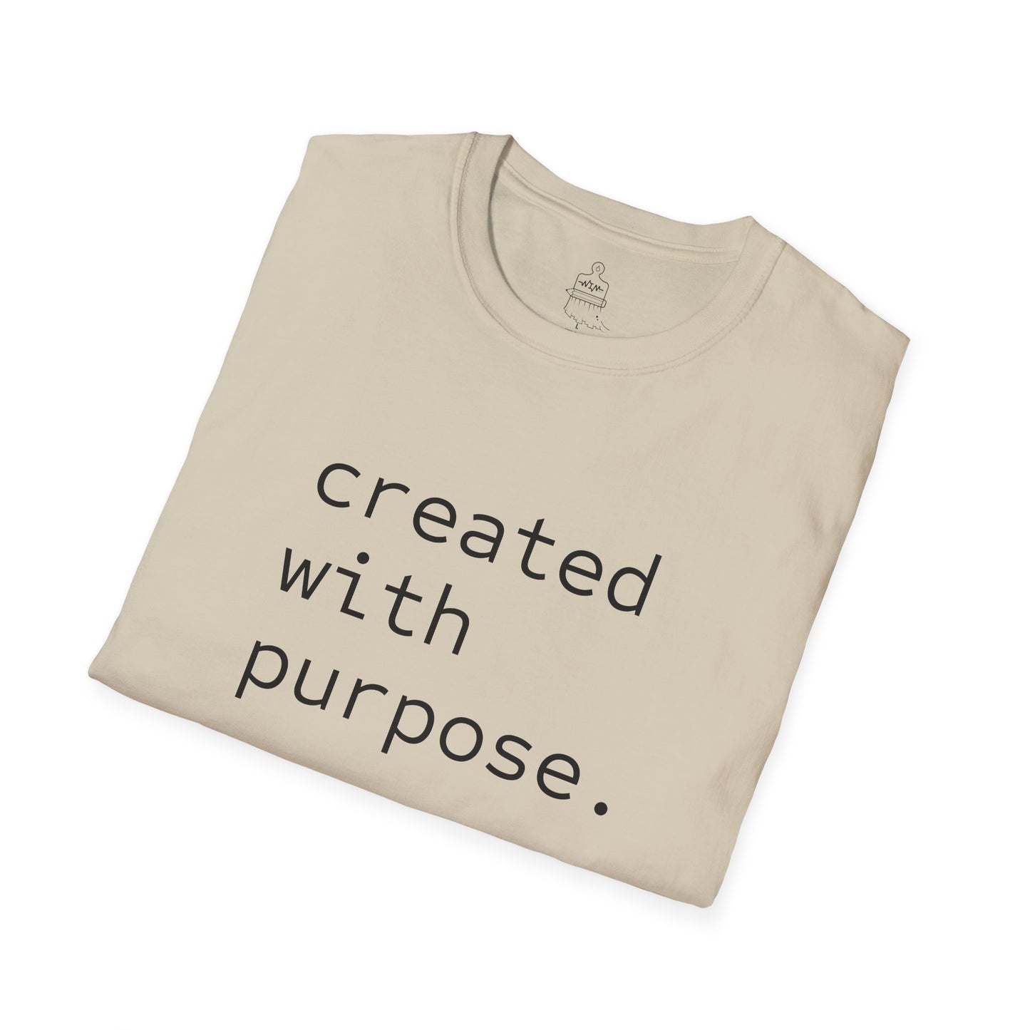 CREATED WITH PURPOSE Inspirational T-Shirt