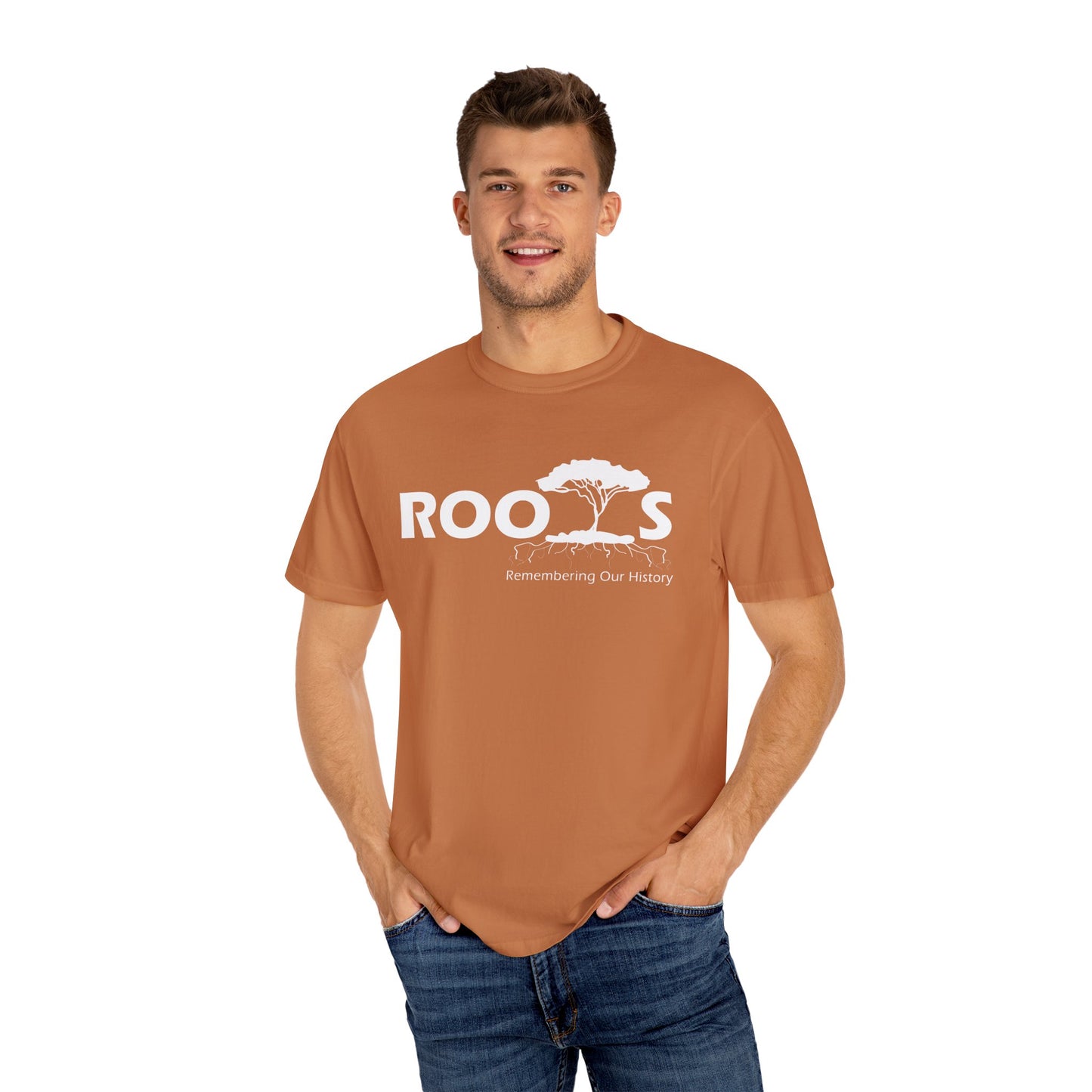 ROOTS Garment-Dyed T-Shirt | Comfortable Casual Wear | Ideal for Everyday Style and Gifting