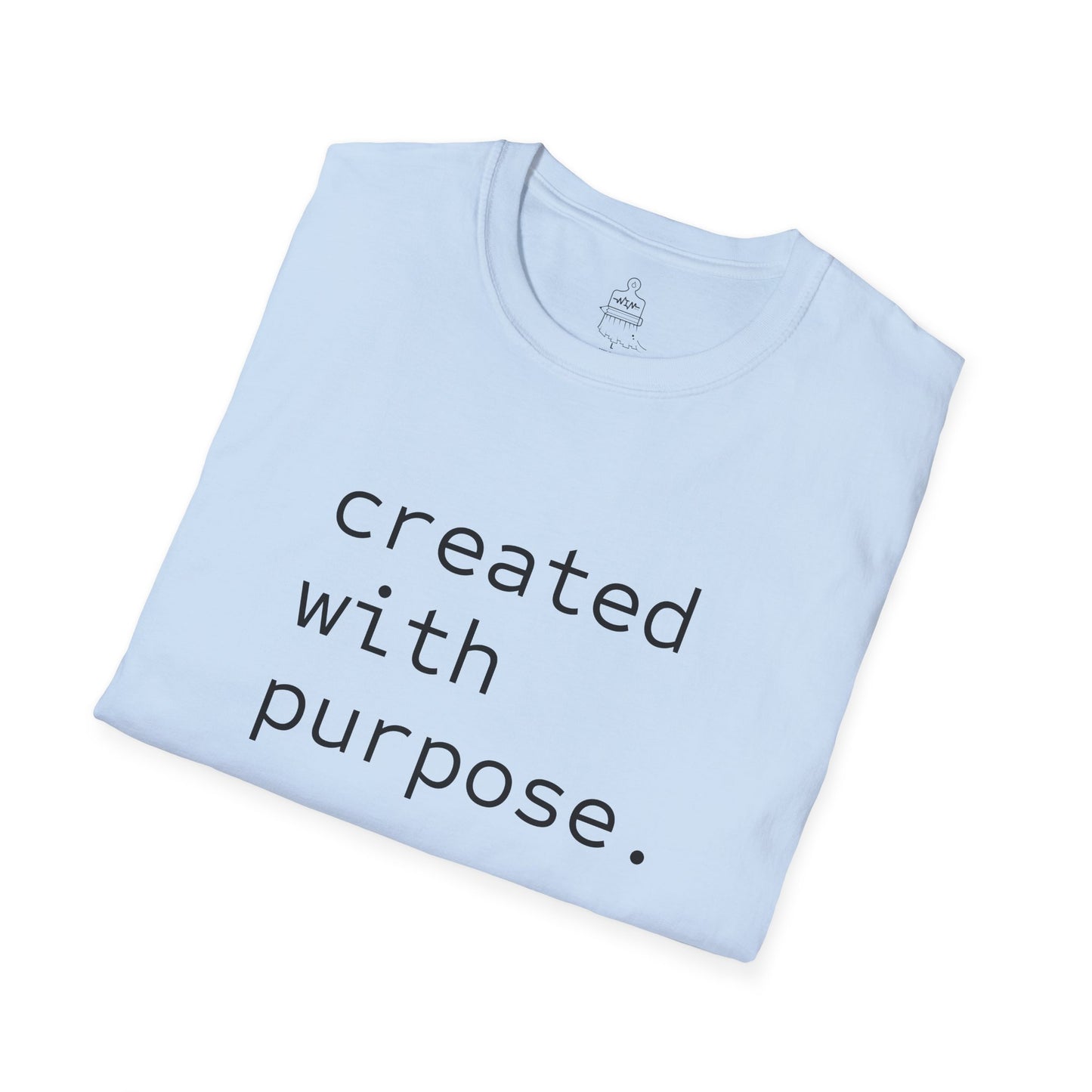 CREATED WITH PURPOSE Inspirational T-Shirt