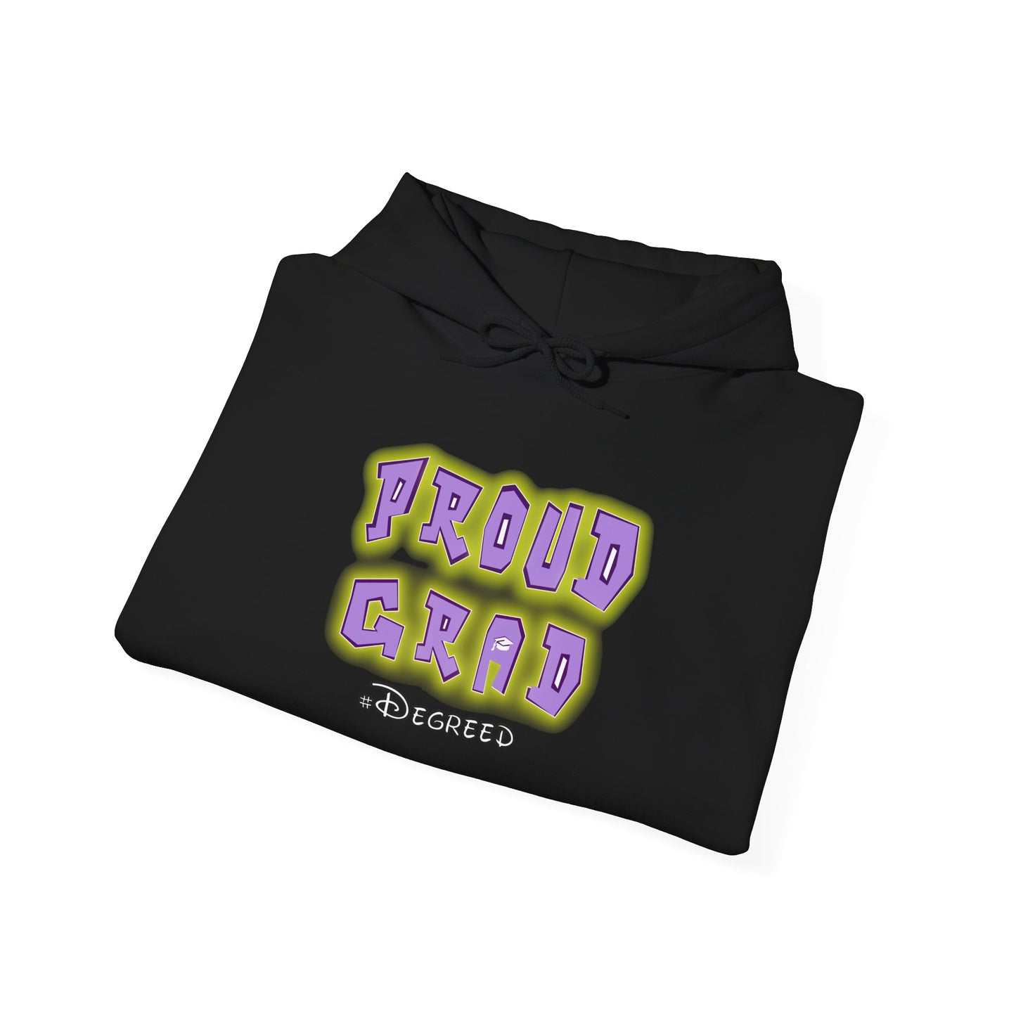 PROUD GRAD Hooded Sweatshirt - Celebrate Graduation in Style