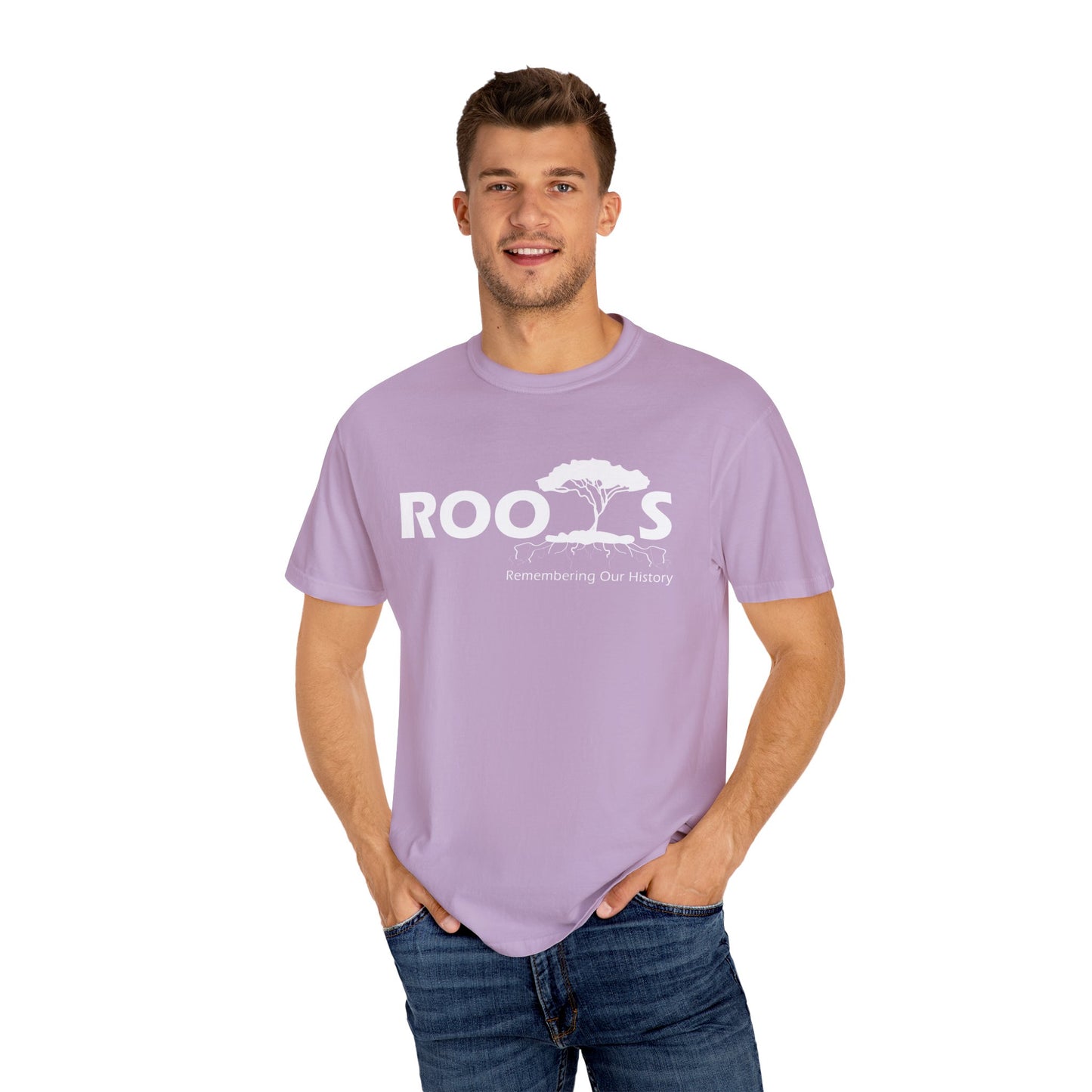 ROOTS Garment-Dyed T-Shirt | Comfortable Casual Wear | Ideal for Everyday Style and Gifting