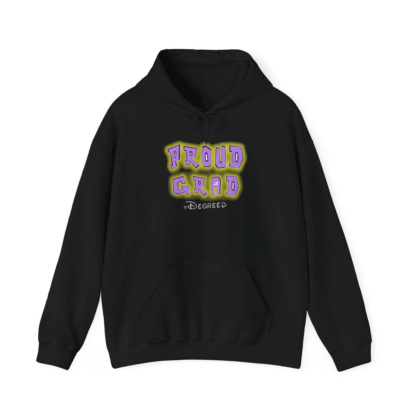 PROUD GRAD Hooded Sweatshirt - Celebrate Graduation in Style