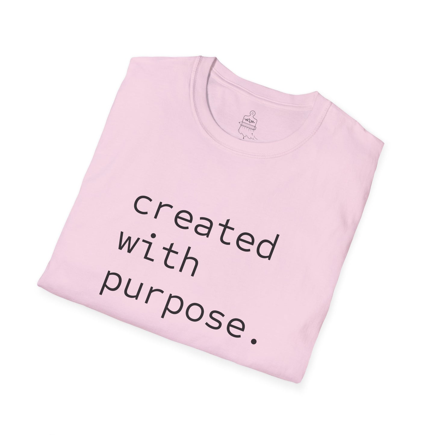 CREATED WITH PURPOSE Inspirational T-Shirt