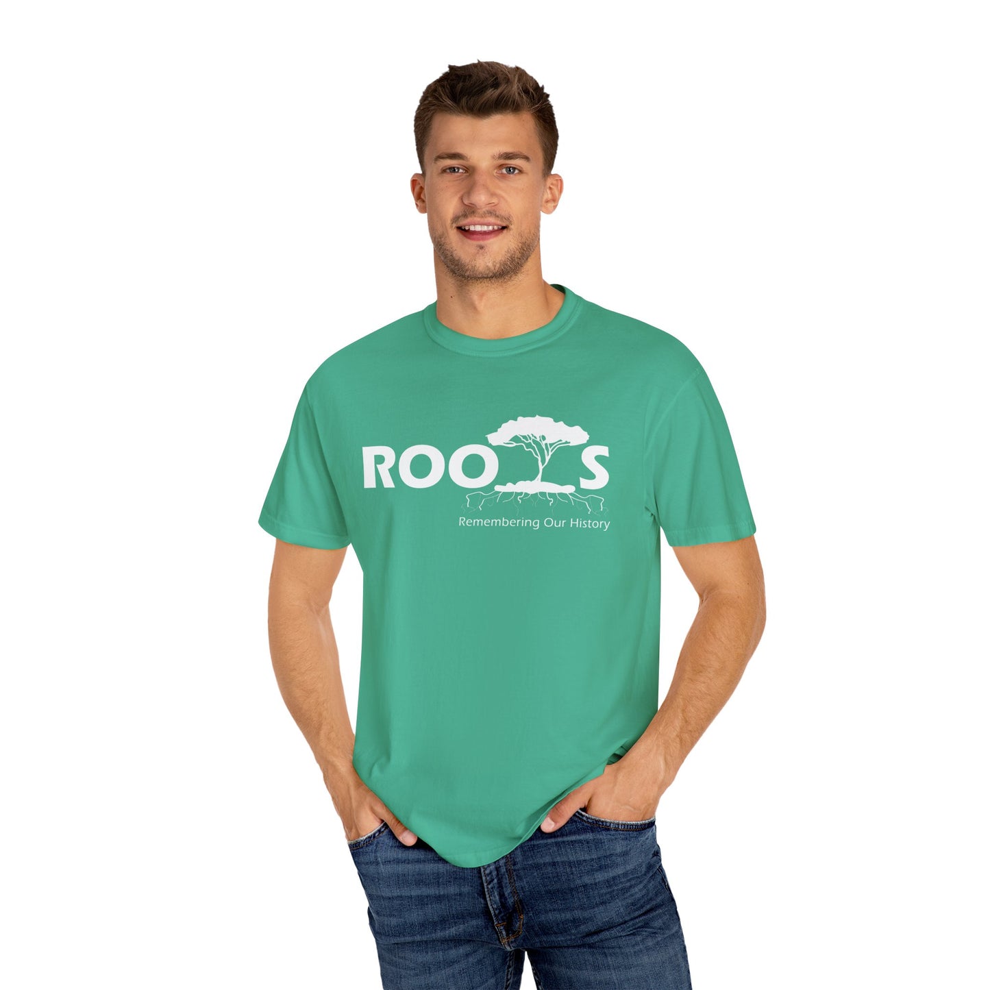 ROOTS Garment-Dyed T-Shirt | Comfortable Casual Wear | Ideal for Everyday Style and Gifting