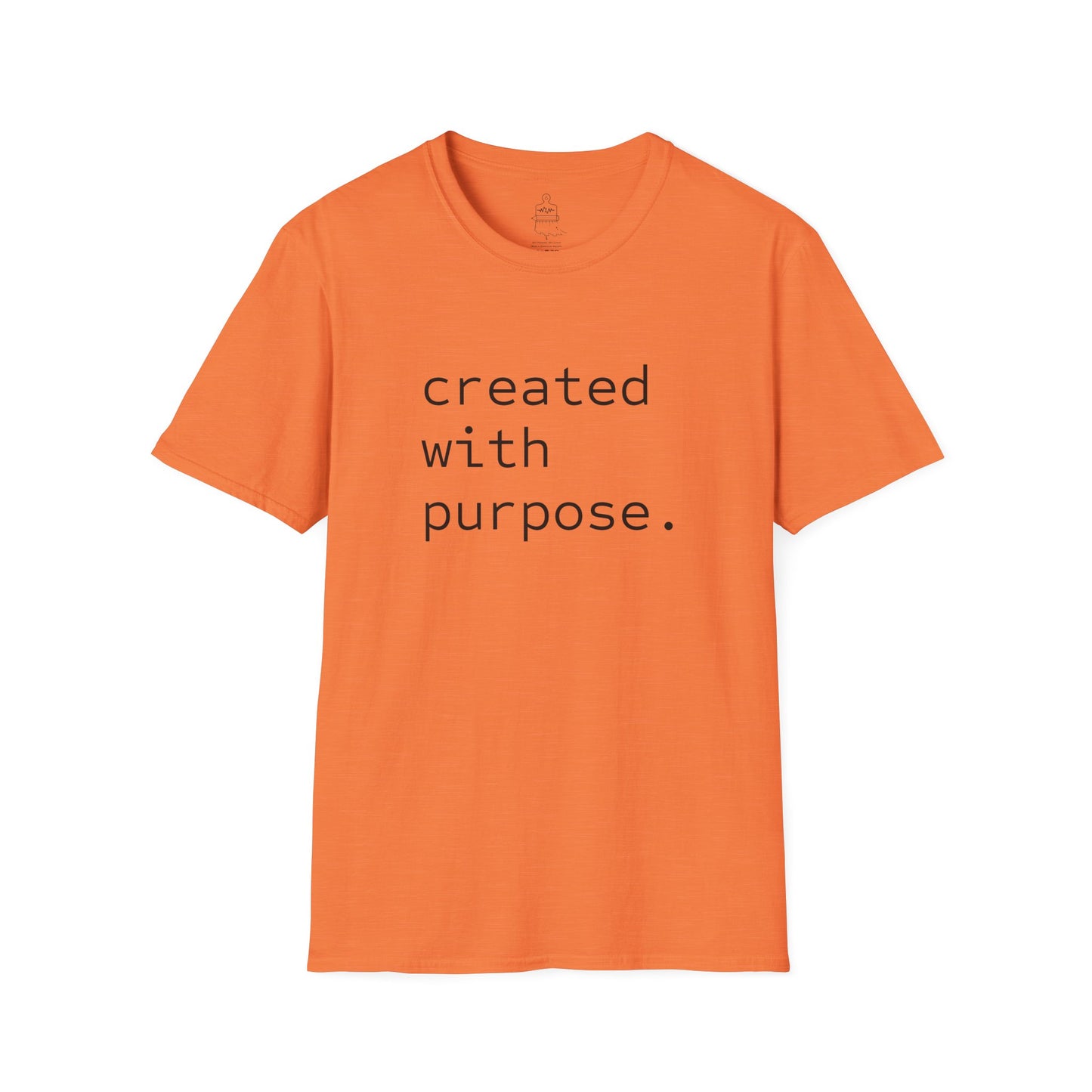 CREATED WITH PURPOSE Inspirational T-Shirt