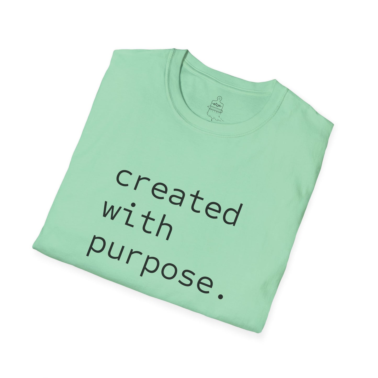 CREATED WITH PURPOSE Inspirational T-Shirt