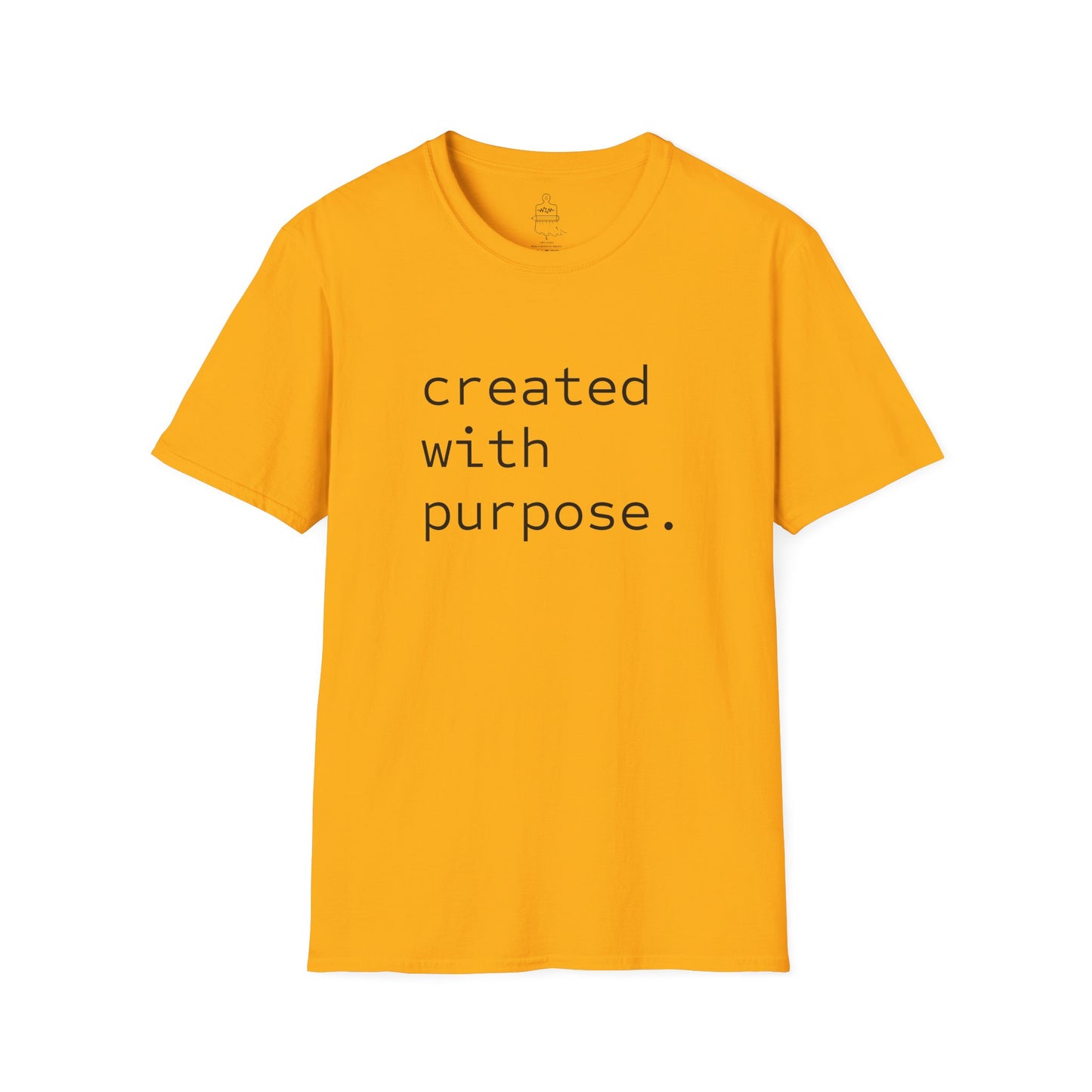 CREATED WITH PURPOSE Inspirational T-Shirt